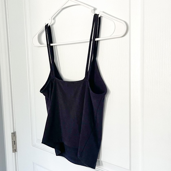 REVOLVE Black V Neck Double Strap Crop Top - Picture 3 of 5